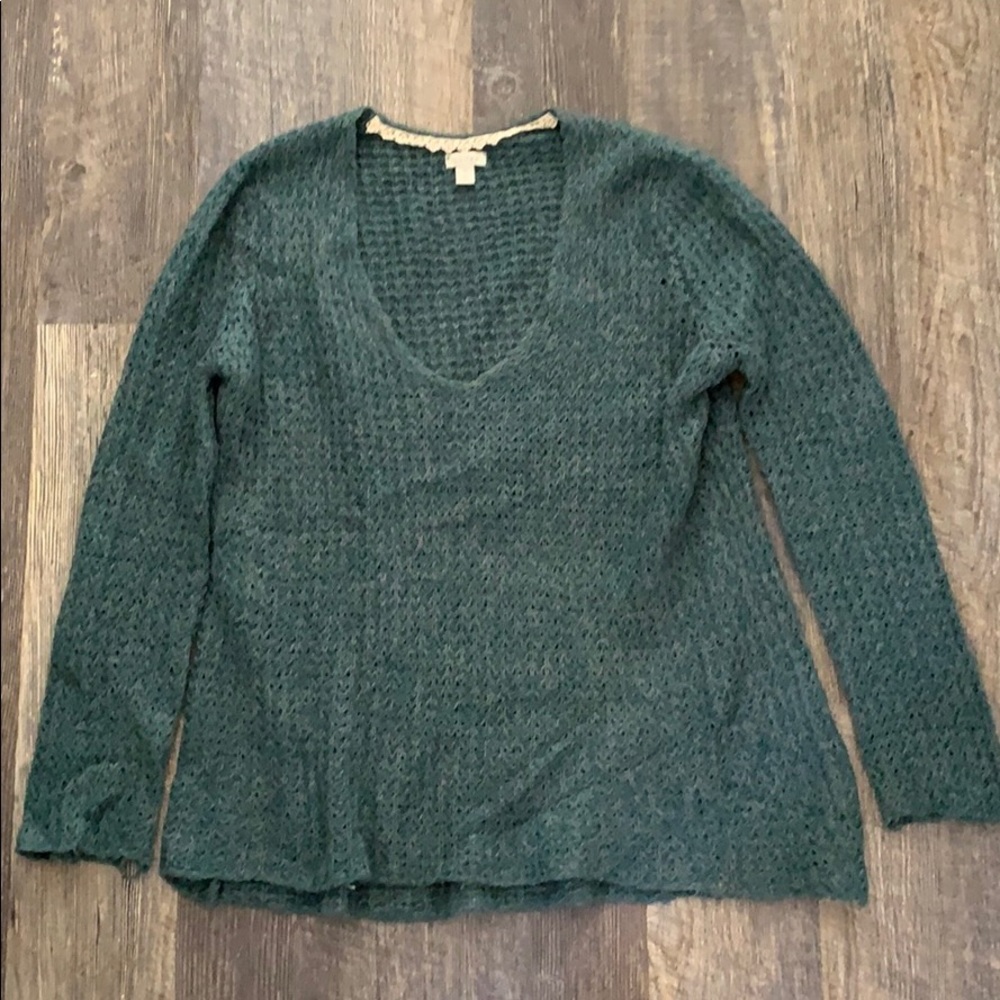 Blue/green sweater